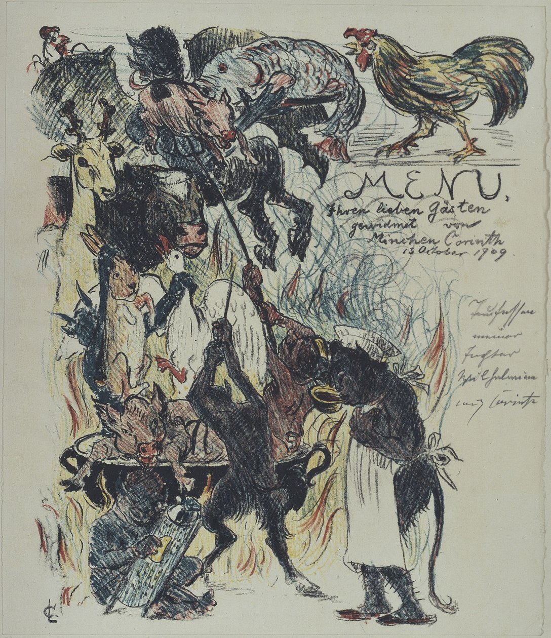 Ruokalista tekijältä Lovis Corinth
