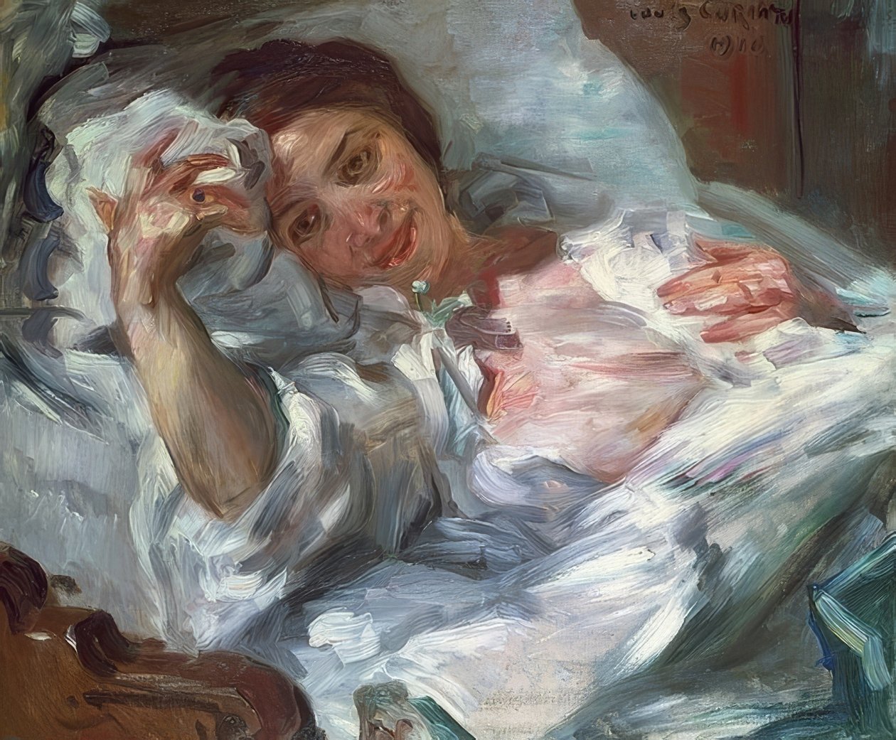 Morgensonne. 1910 tekijältä Lovis Corinth