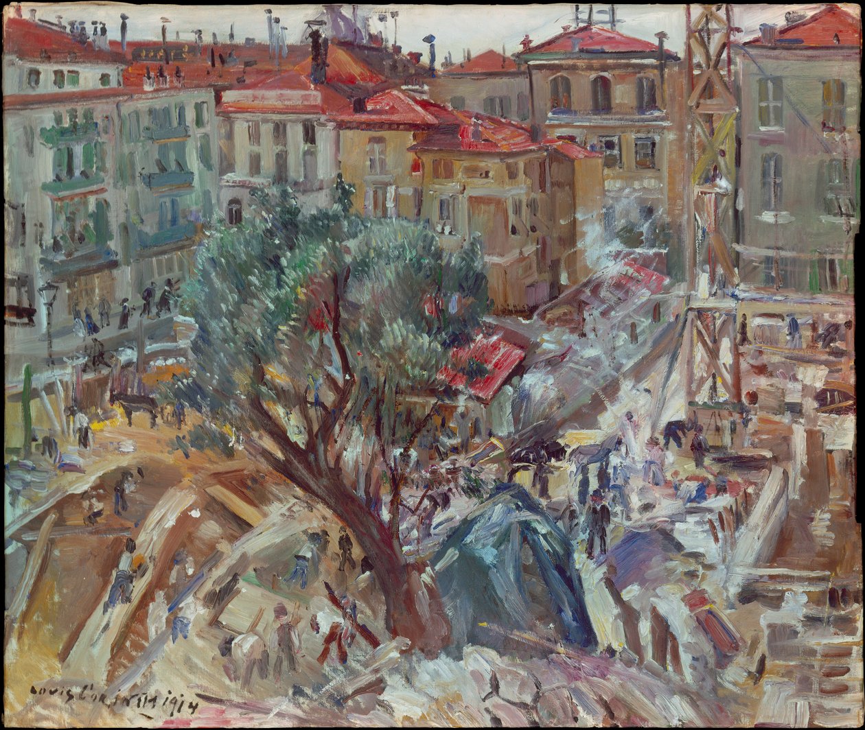 Uusi rakennus Monte Carlossa tekijältä Lovis Corinth