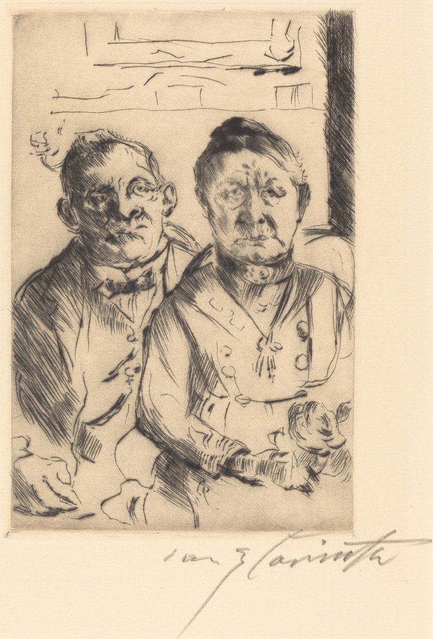 Itä-Preussilainen pariskunta (Pariskunta Itä-Preussista) tekijältä Lovis Corinth