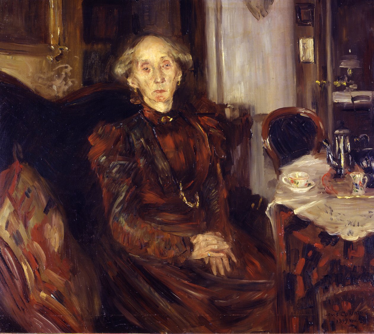 Äiti Rosenhagenin muotokuva tekijältä Lovis Corinth