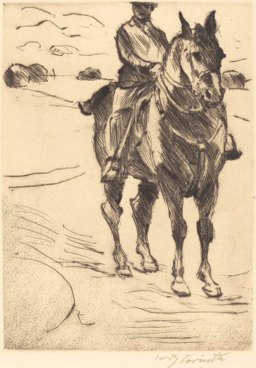 Reiter II (Horseman II) tekijältä Lovis Corinth