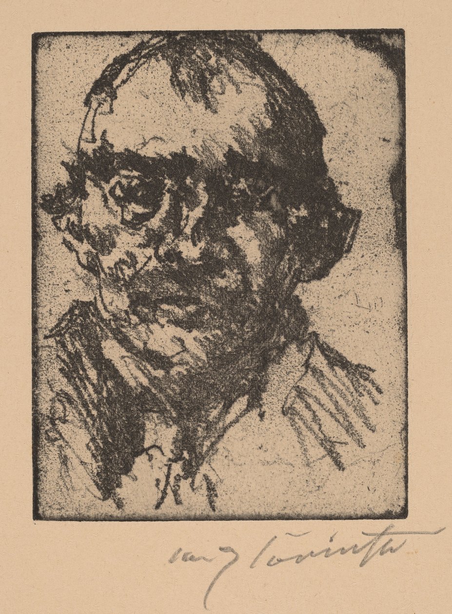 Omakuva (omakuva) tekijältä Lovis Corinth