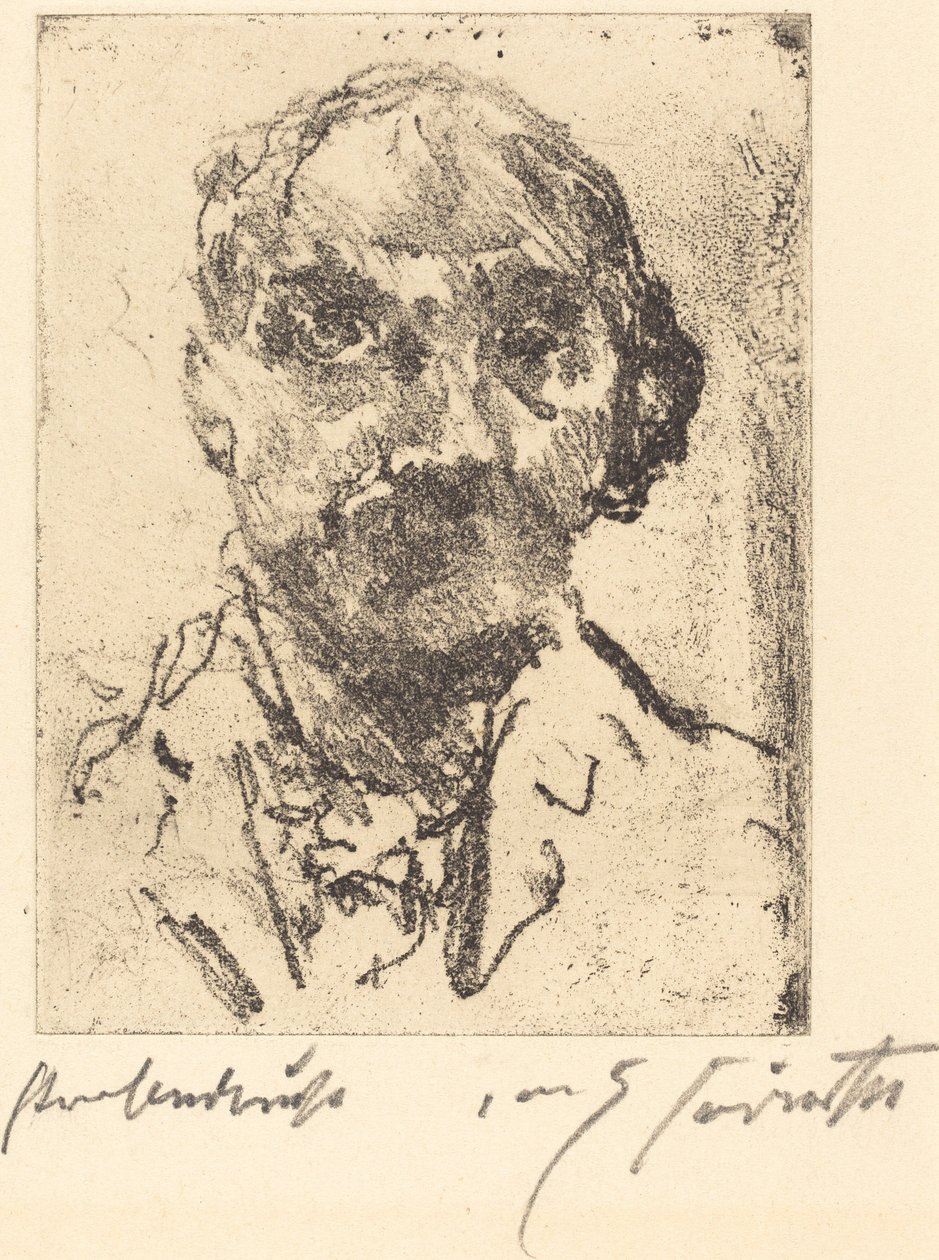 Omakuva (omakuva) tekijältä Lovis Corinth