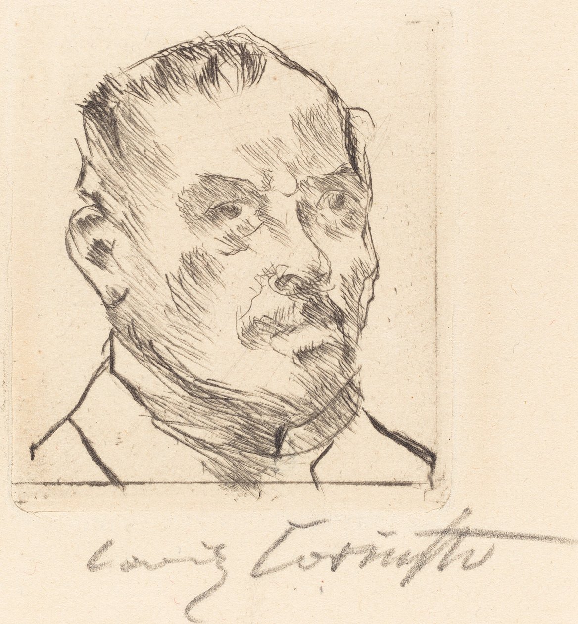 Omakuva - Pää Omakuva - Pää, 1916 tekijältä Lovis Corinth