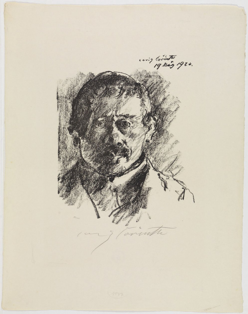 Omakuva, 19. maaliskuuta 1920 tekijältä Lovis Corinth