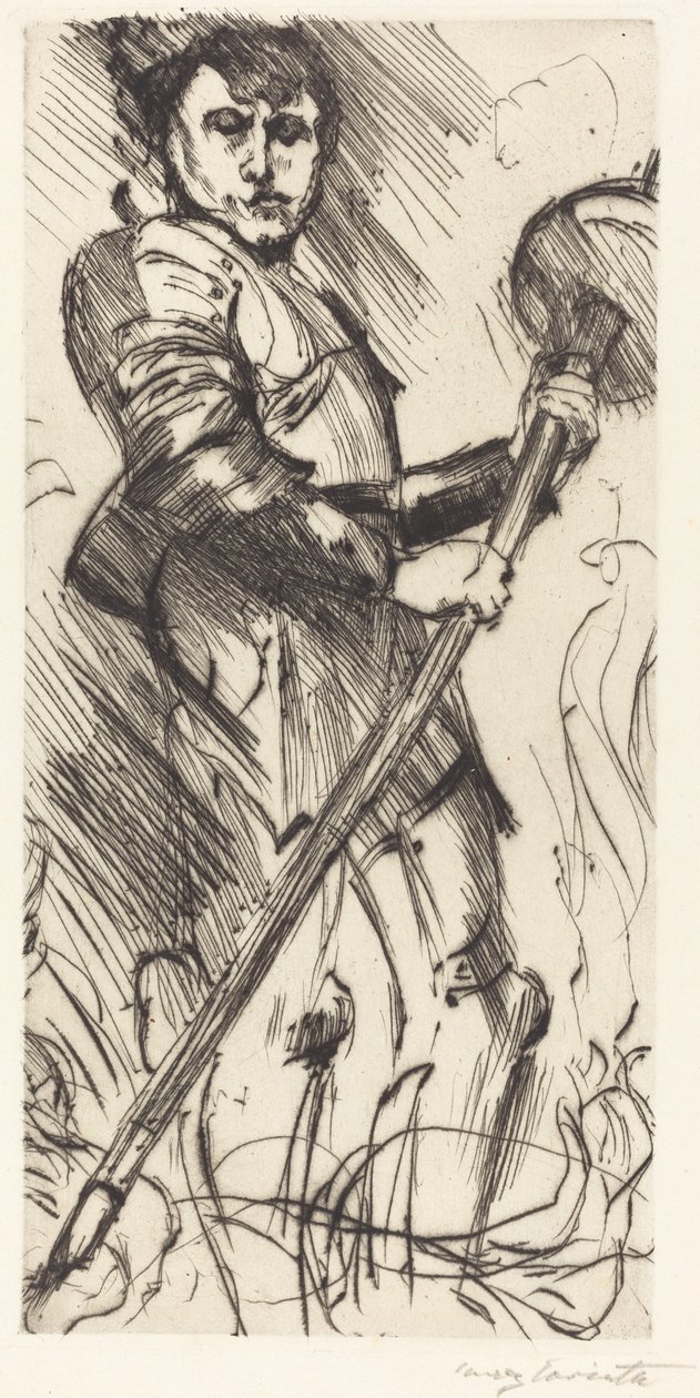 St. Georg (Saint George) tekijältä Lovis Corinth