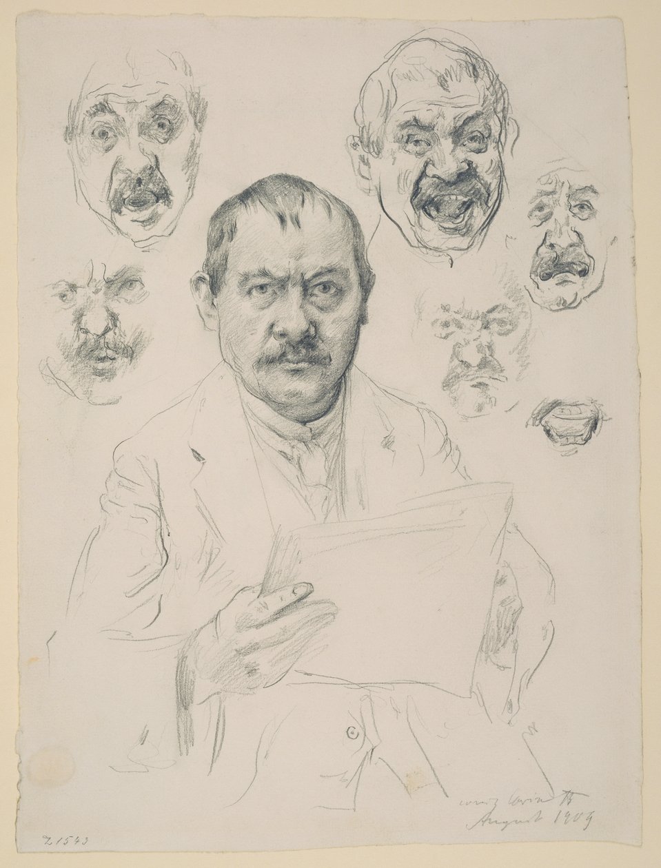 Tutkimuksia omakuvasta tekijältä Lovis Corinth