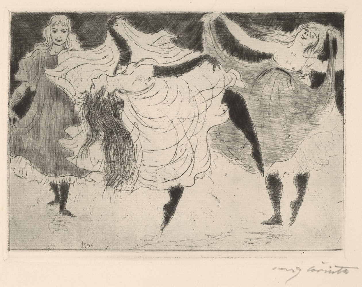 tanssijat tekijältä Lovis Corinth