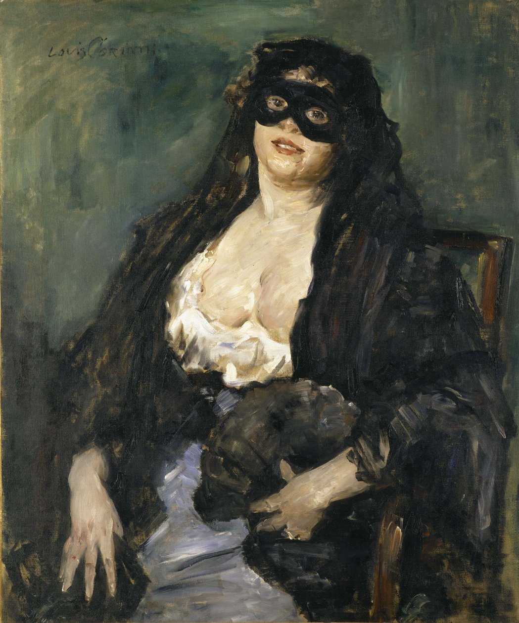 Musta naamio tekijältä Lovis Corinth