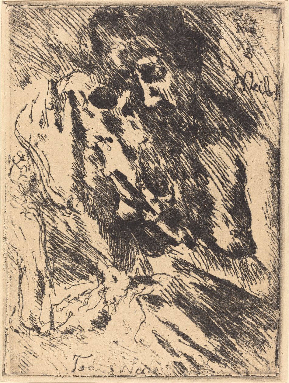 Tod und Weib Kuolema ja nainen, 1921, julkaistu 1922. tekijältä Lovis Corinth