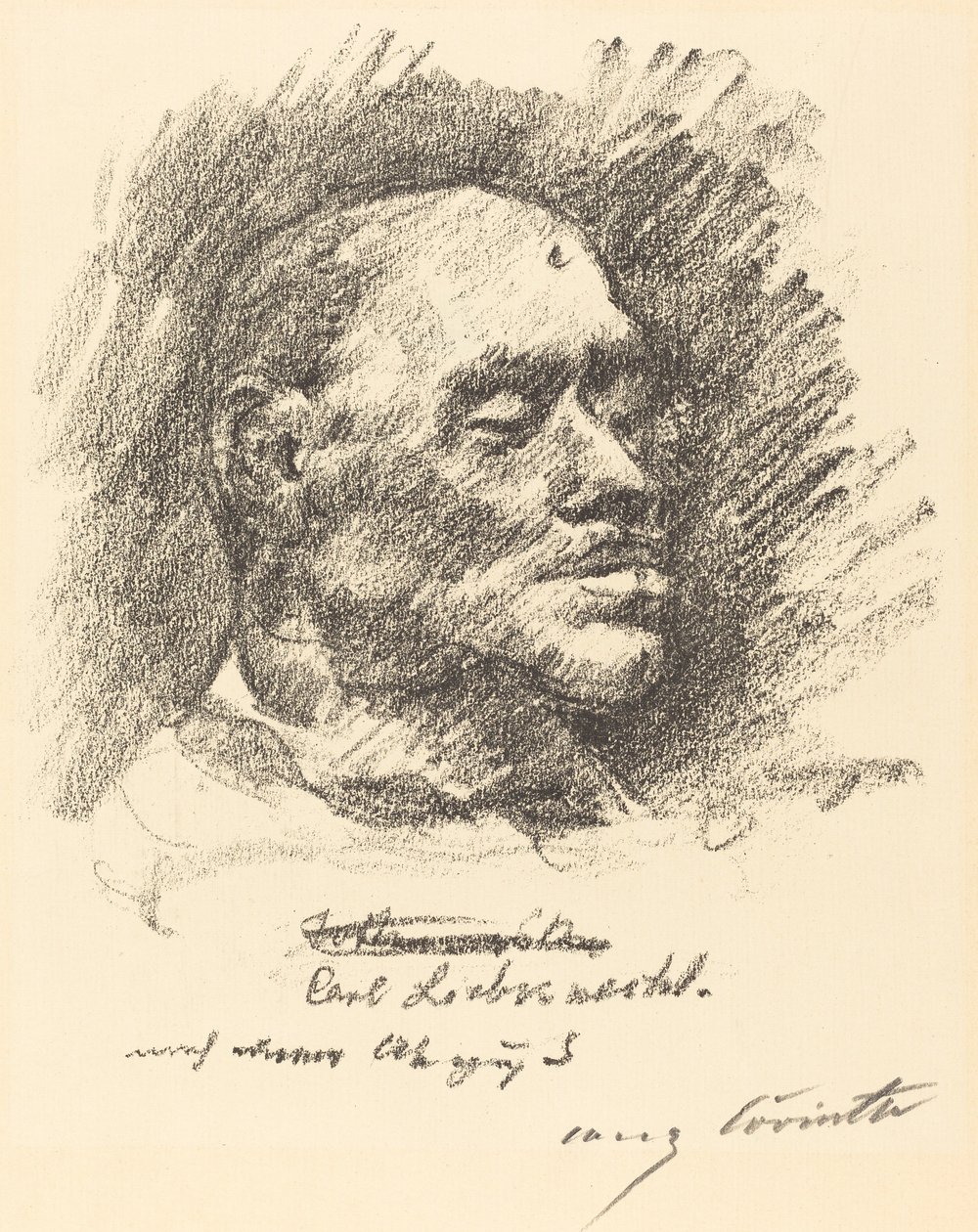 Liebknechtin kuolemanaamio Liebknechtin kuolemanaamio, 1920. tekijältä Lovis Corinth
