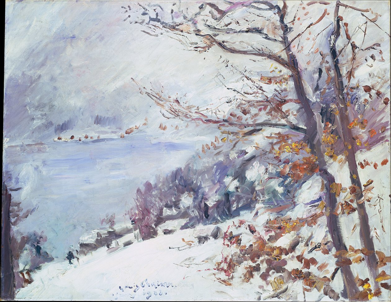 Walchensee talvella tekijältä Lovis Corinth