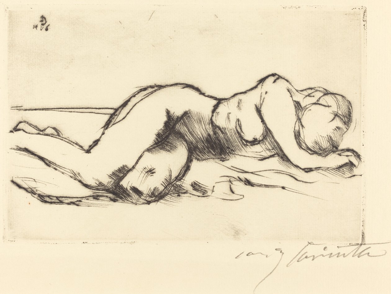 Naisten alastonkuva Naisen alastonkuva, 1916. tekijältä Lovis Corinth