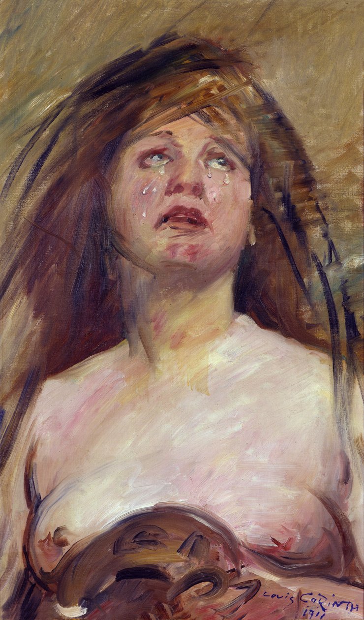 Itkevä Magdala tekijältä Lovis Corinth