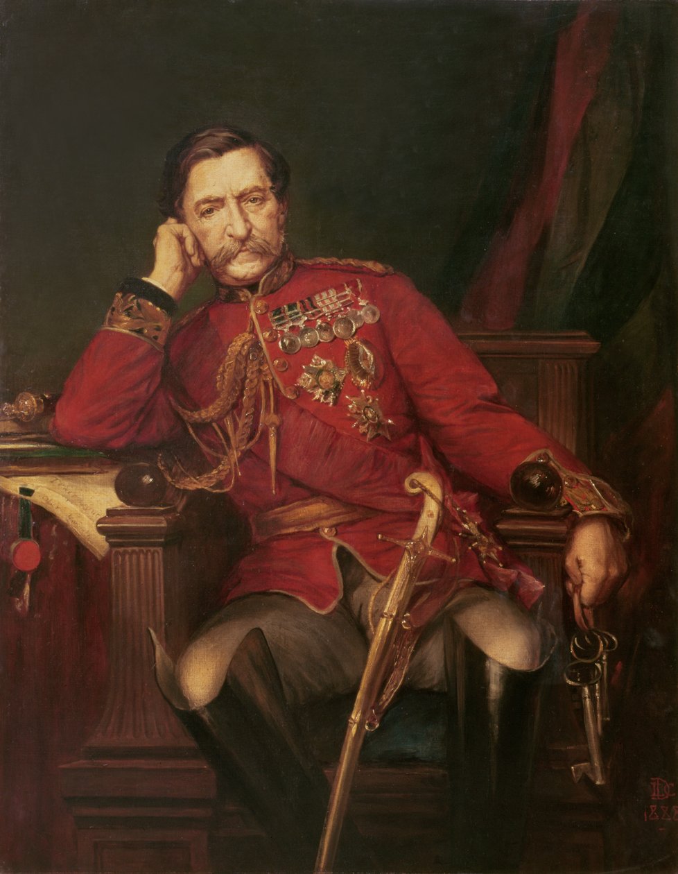 Robertin, Magdalan Napierin (1810-90) muotokuva tekijältä Lowes Cato Dickinson