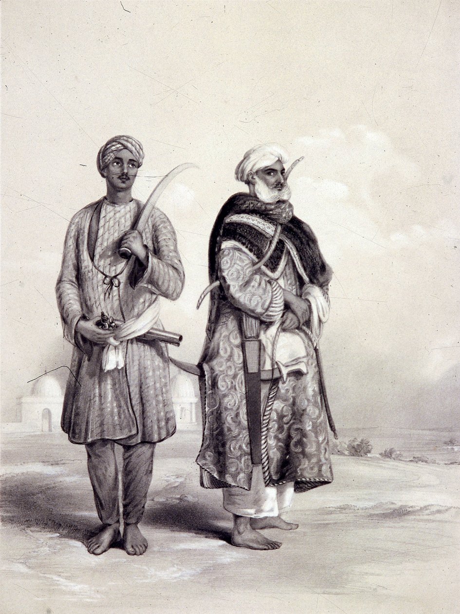 Zemindar ja Puthan, 1844 tekijältä Lowes Dickinson
