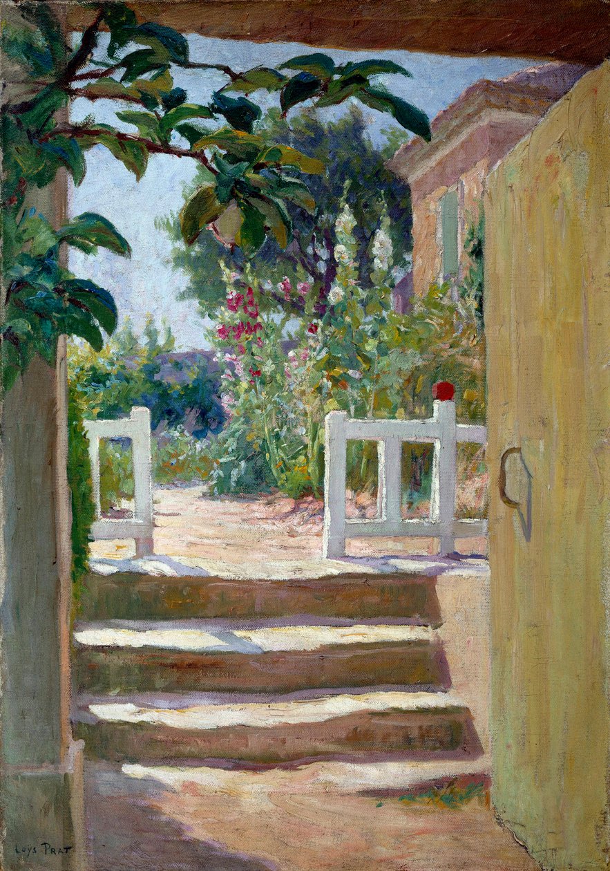 Portaikko Joseph Loys Pratin (1879-1934) Provence-maalauksessa, 1900-luku. tekijältä Loys Prat