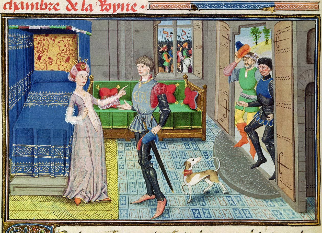 Ms 5072 fol.130v Maugis of Aigremont ja Isanne Queen