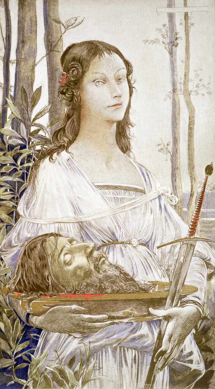 Salome Johannes Kastajan pään kanssa, L