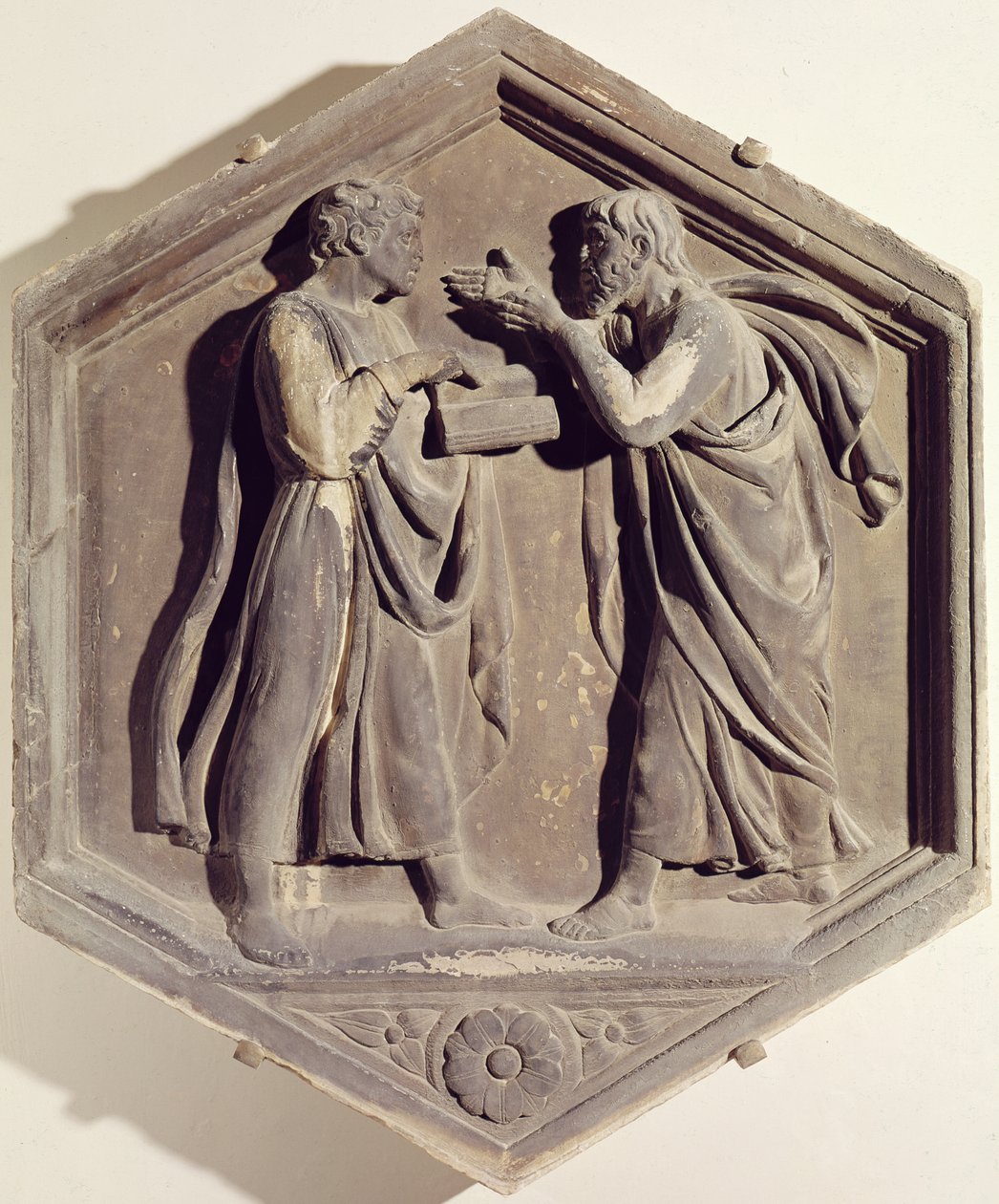 Logiikka ja dialektiikka (marmori) tekijältä Luca Della Robbia