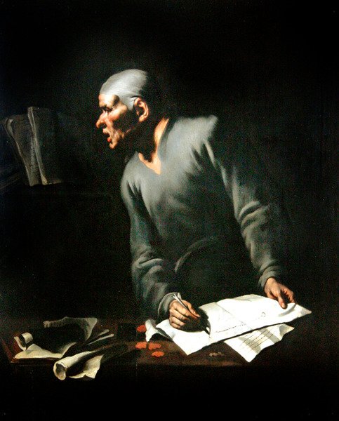 Filosofi, noin 1650 tekijältä Luca Giordano