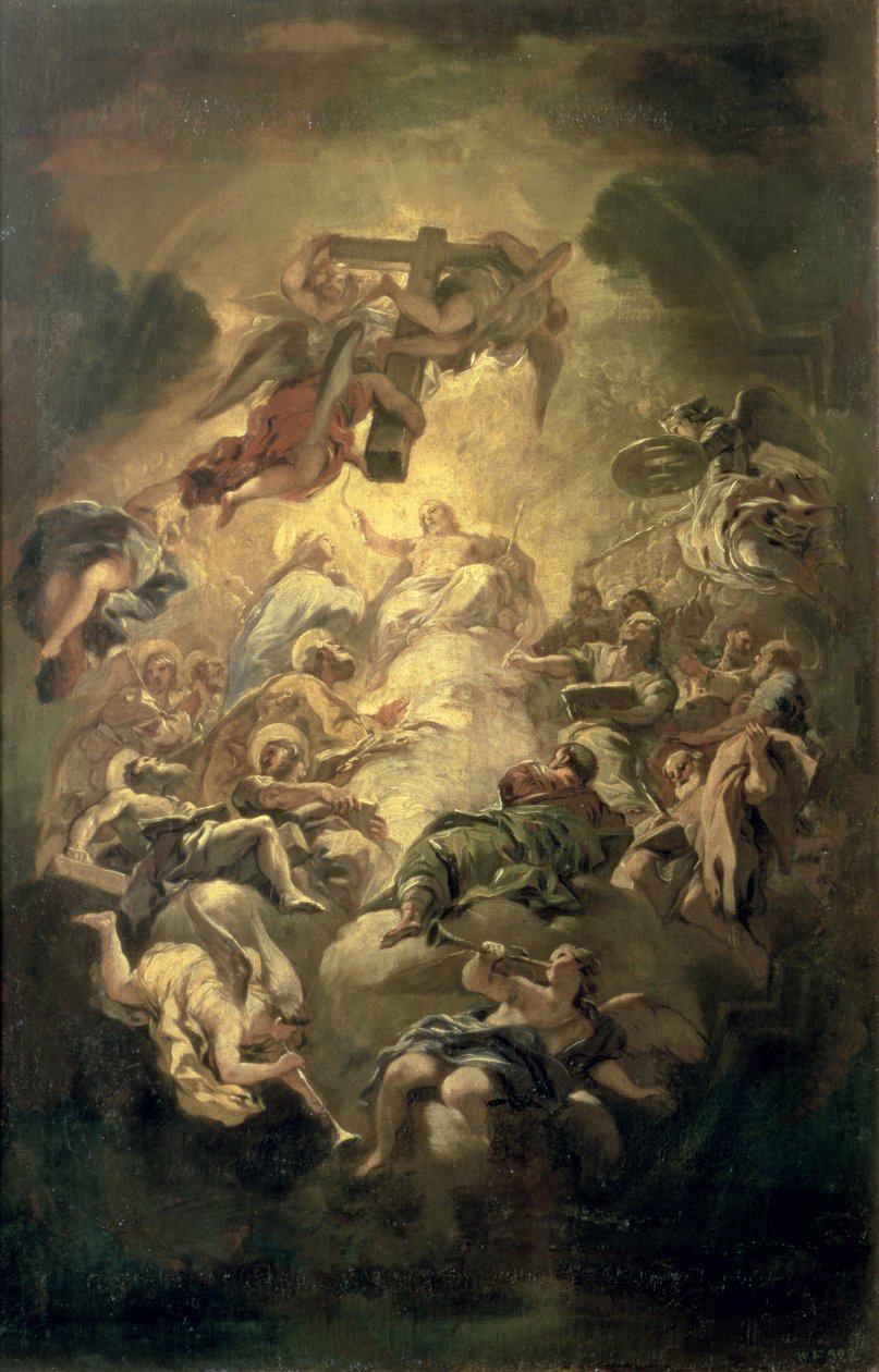 Kristus kirkkaudessa tekijältä Luca Giordano
