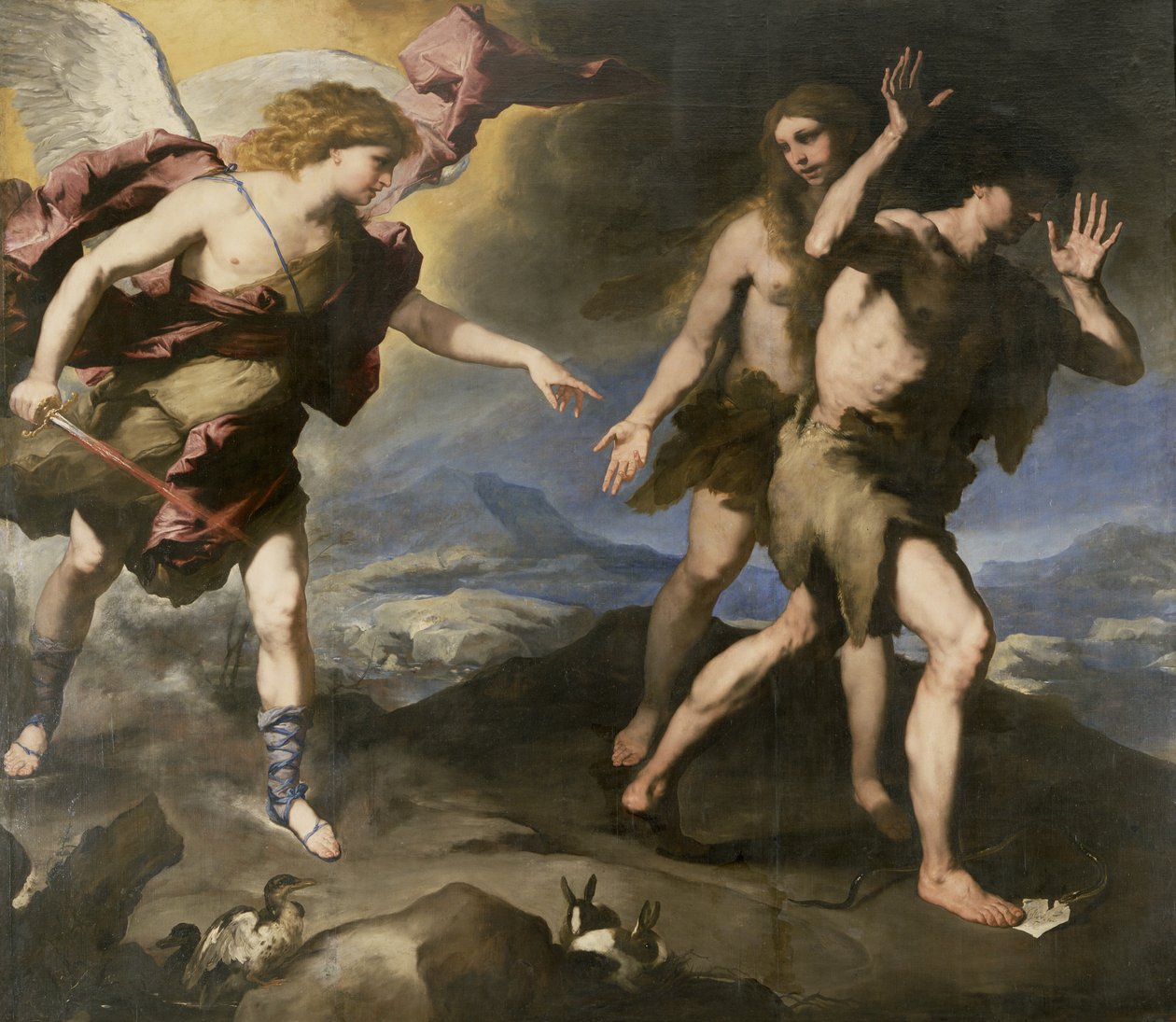 Expulsion from Paradise  tekijältä Luca Giordano