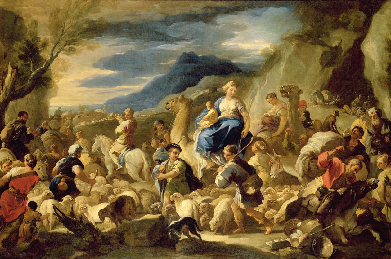 Jacobsin matka Kanaaniin tekijältä Luca Giordano
