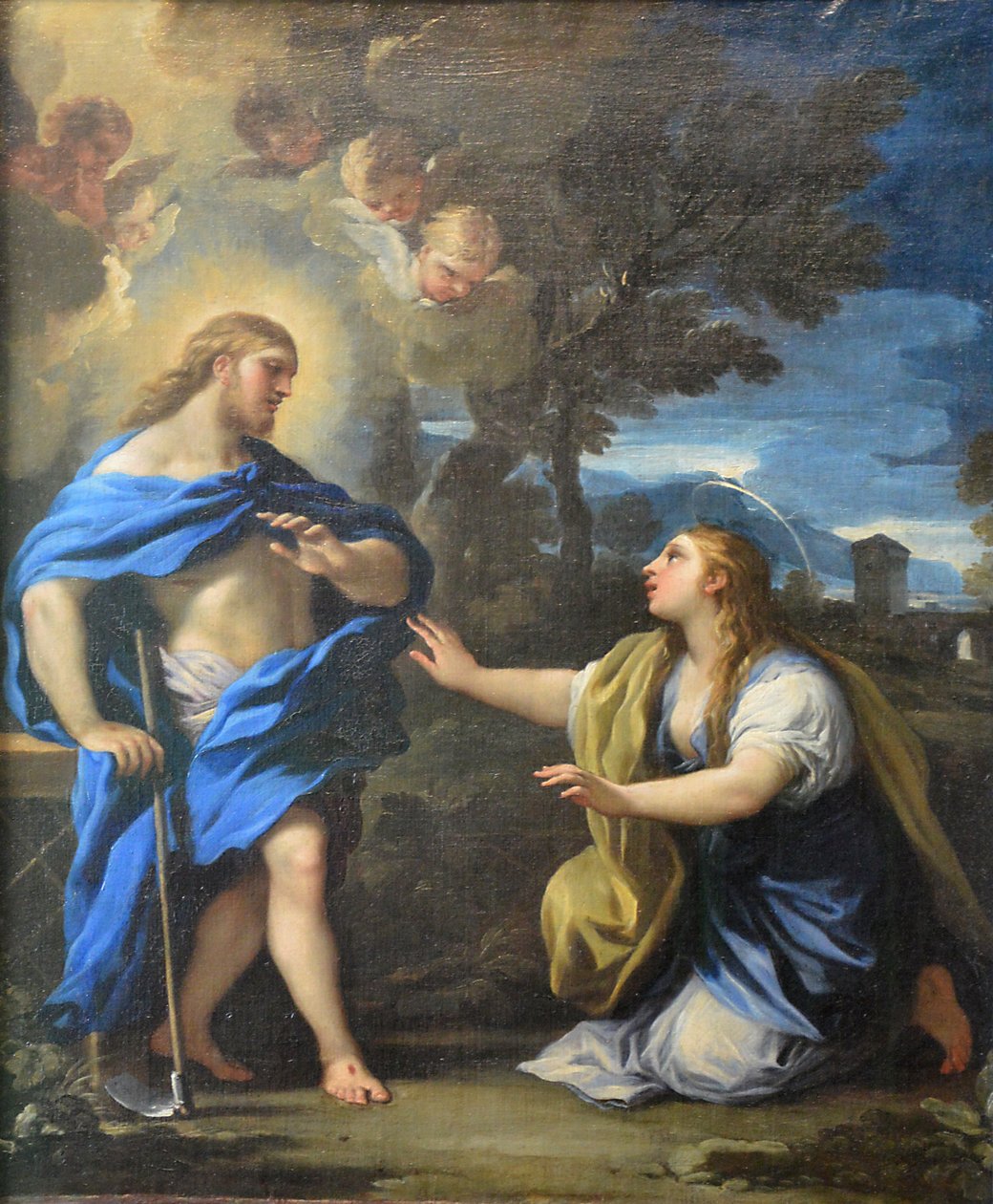 Le Christin apparaissant à la Madeleine tekijältä Luca Giordano