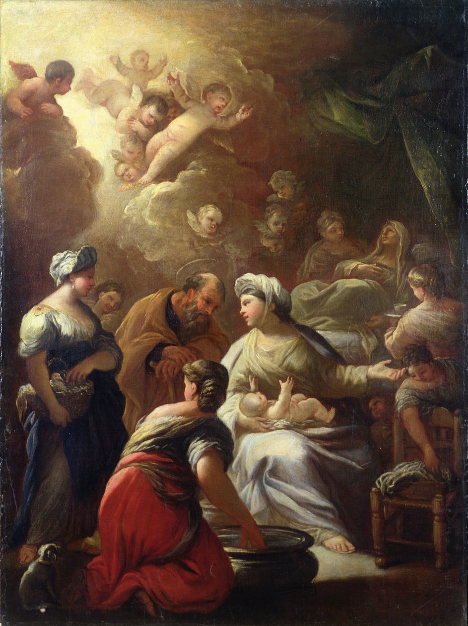 Syntymä tekijältä Luca Giordano