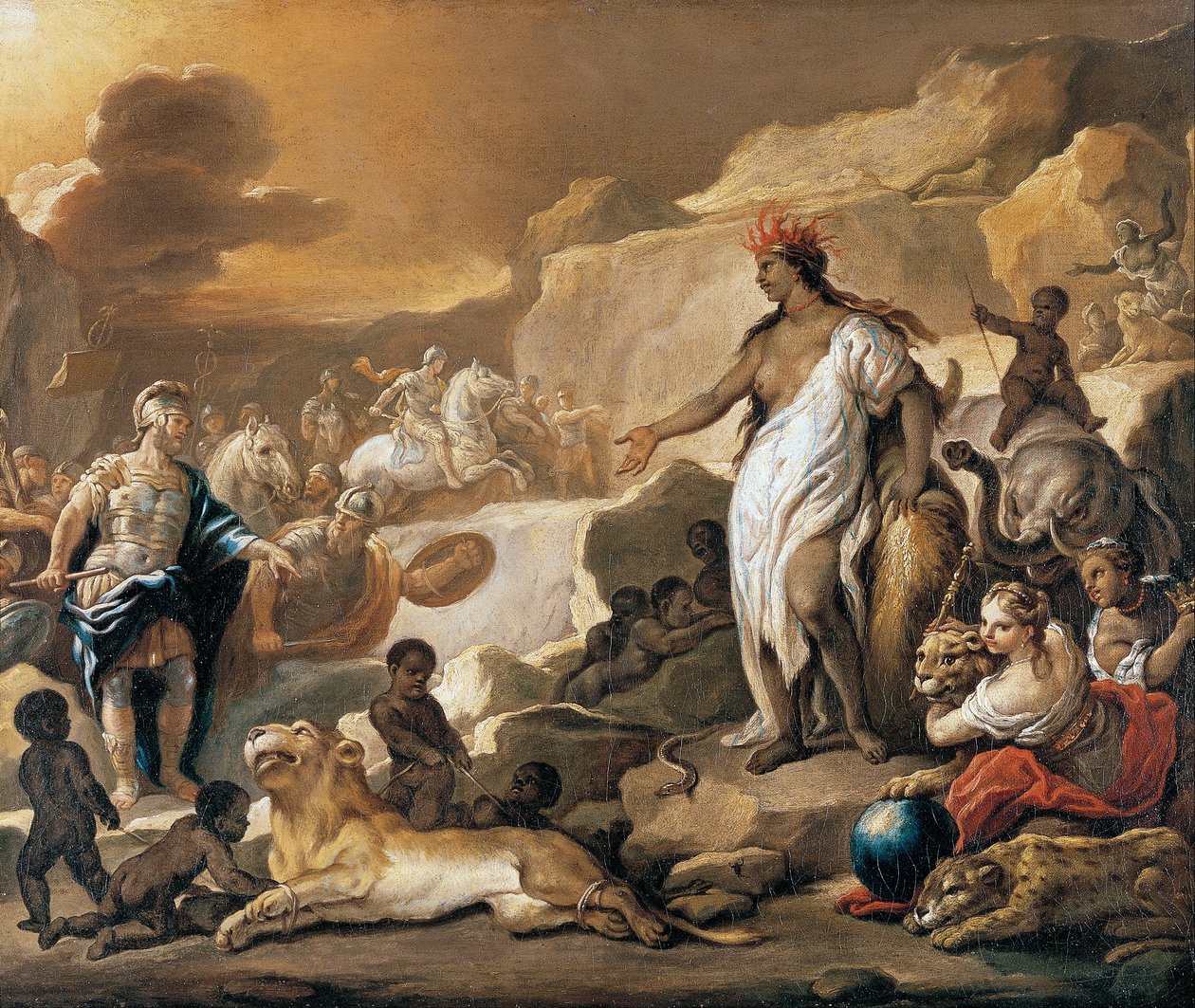 Sarja maailman neljästä osasta. Afrikka tekijältä Luca Giordano