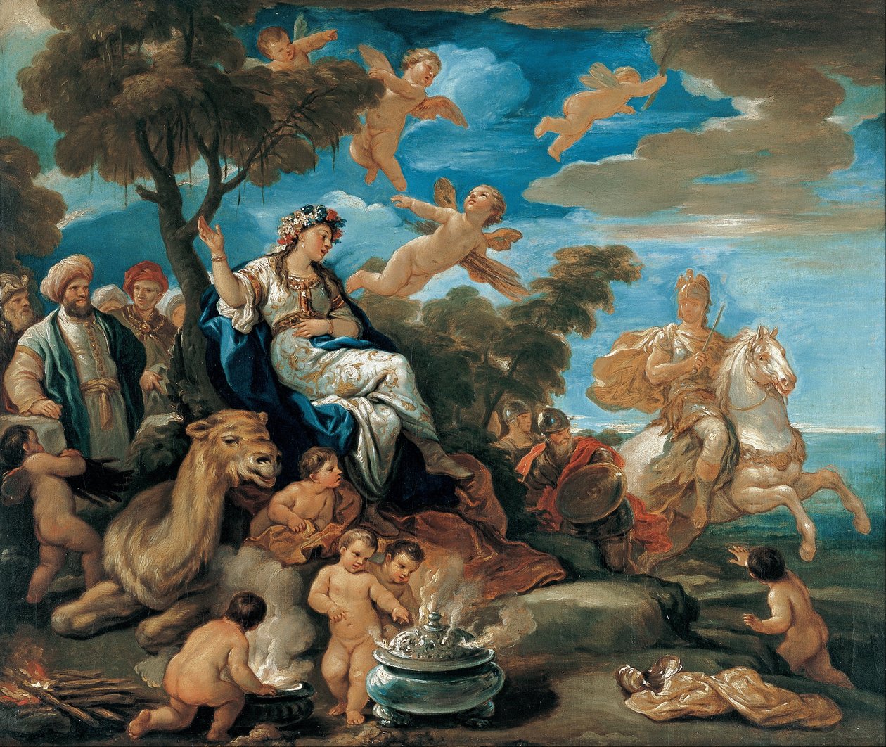 Sarja maailman neljästä osasta. Aasia tekijältä Luca Giordano