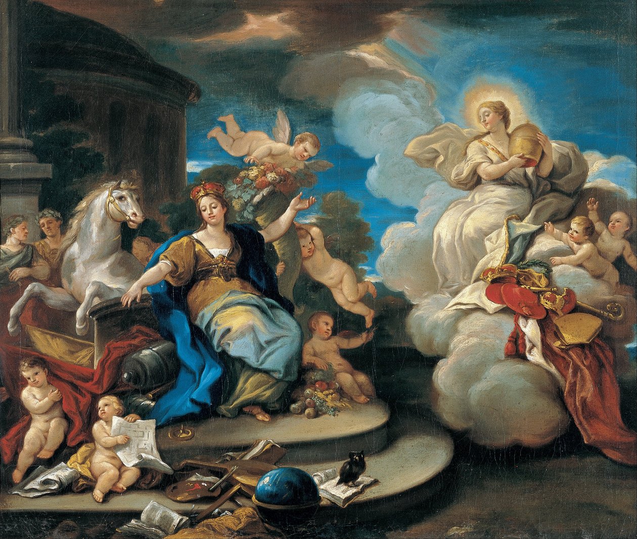 Sarja maailman neljästä osasta. Eurooppa tekijältä Luca Giordano