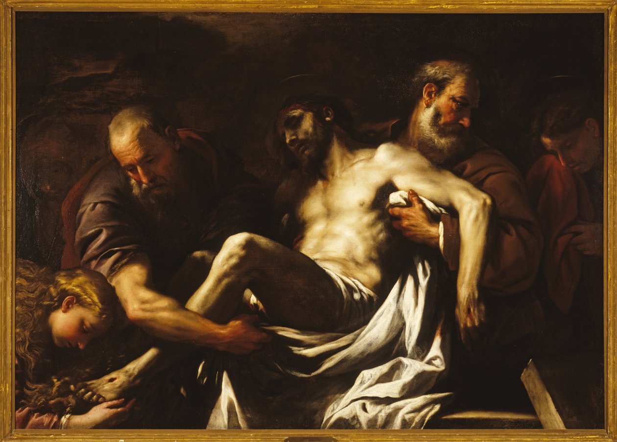 Kristuksen hautaus tekijältä Luca Giordano