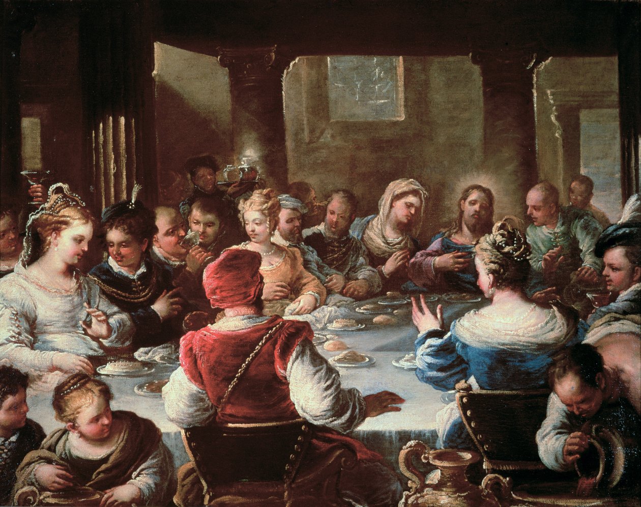 Häät Kaanassa tekijältä Luca Giordano