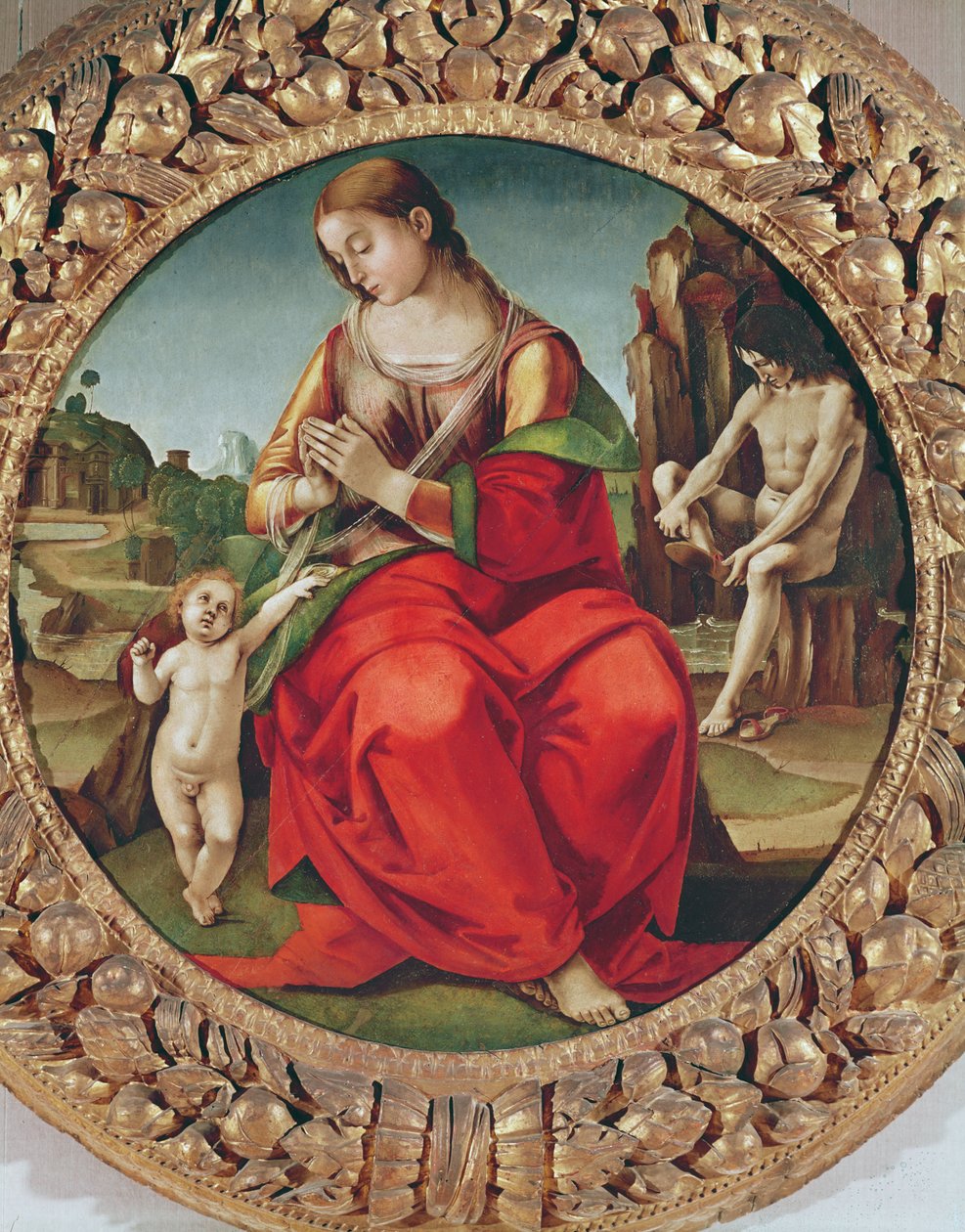 Neitsyt lapsen kanssa, 149598 tekijältä Luca Signorelli