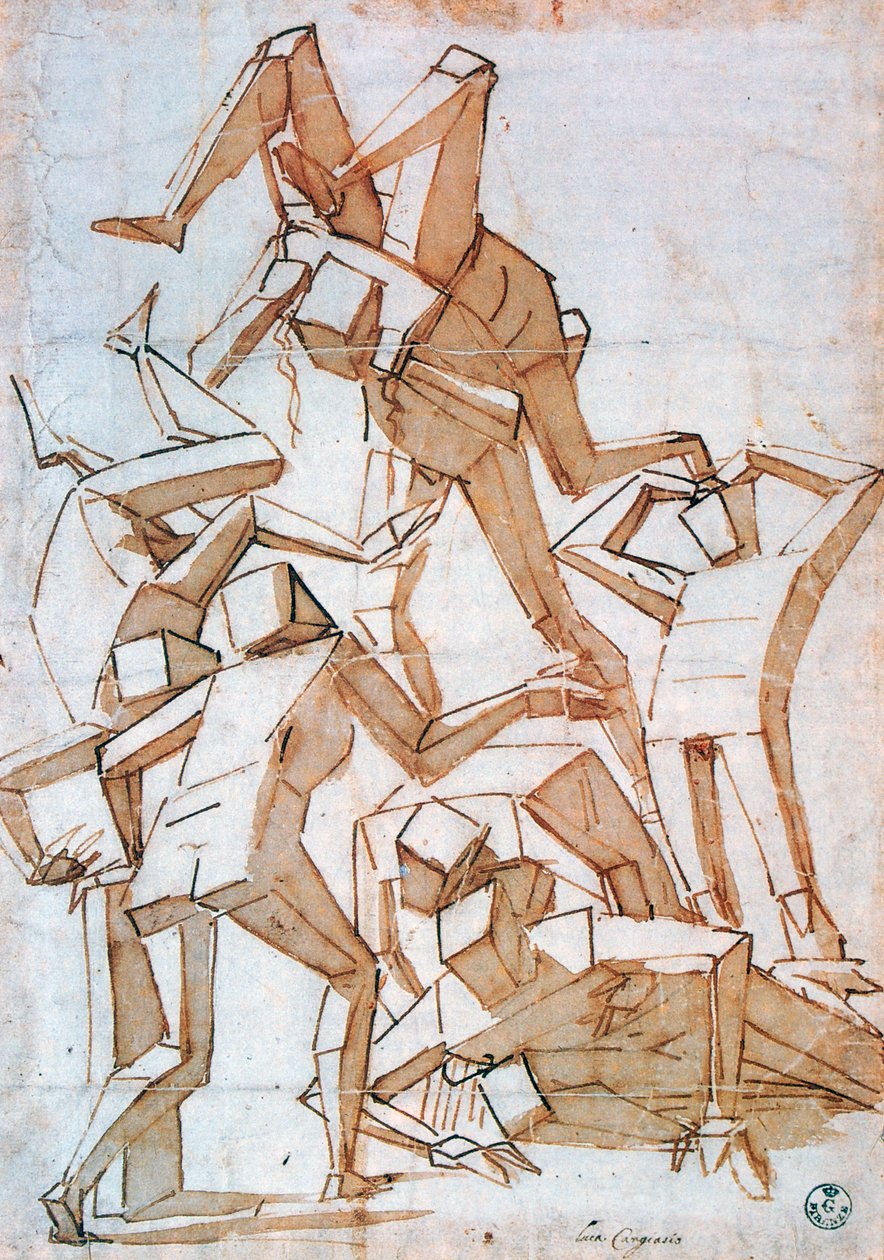 Taisteluhahmot, 1527-1585 tekijältä Luca Cambiaso