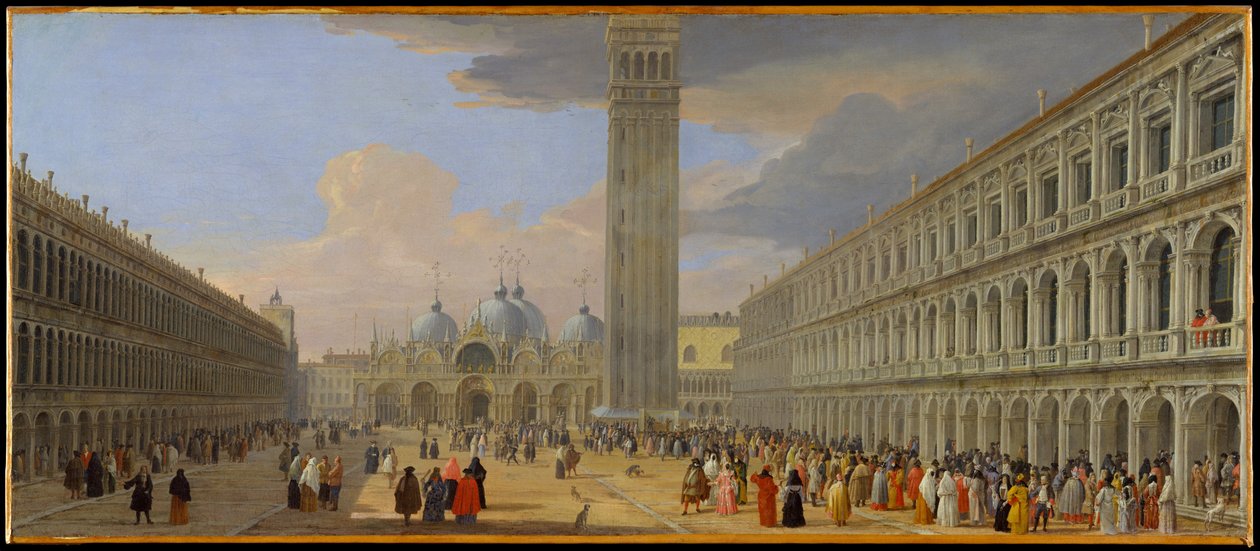 Piazza San Marco, Venetsia tekijältä Luca Carlevarijs