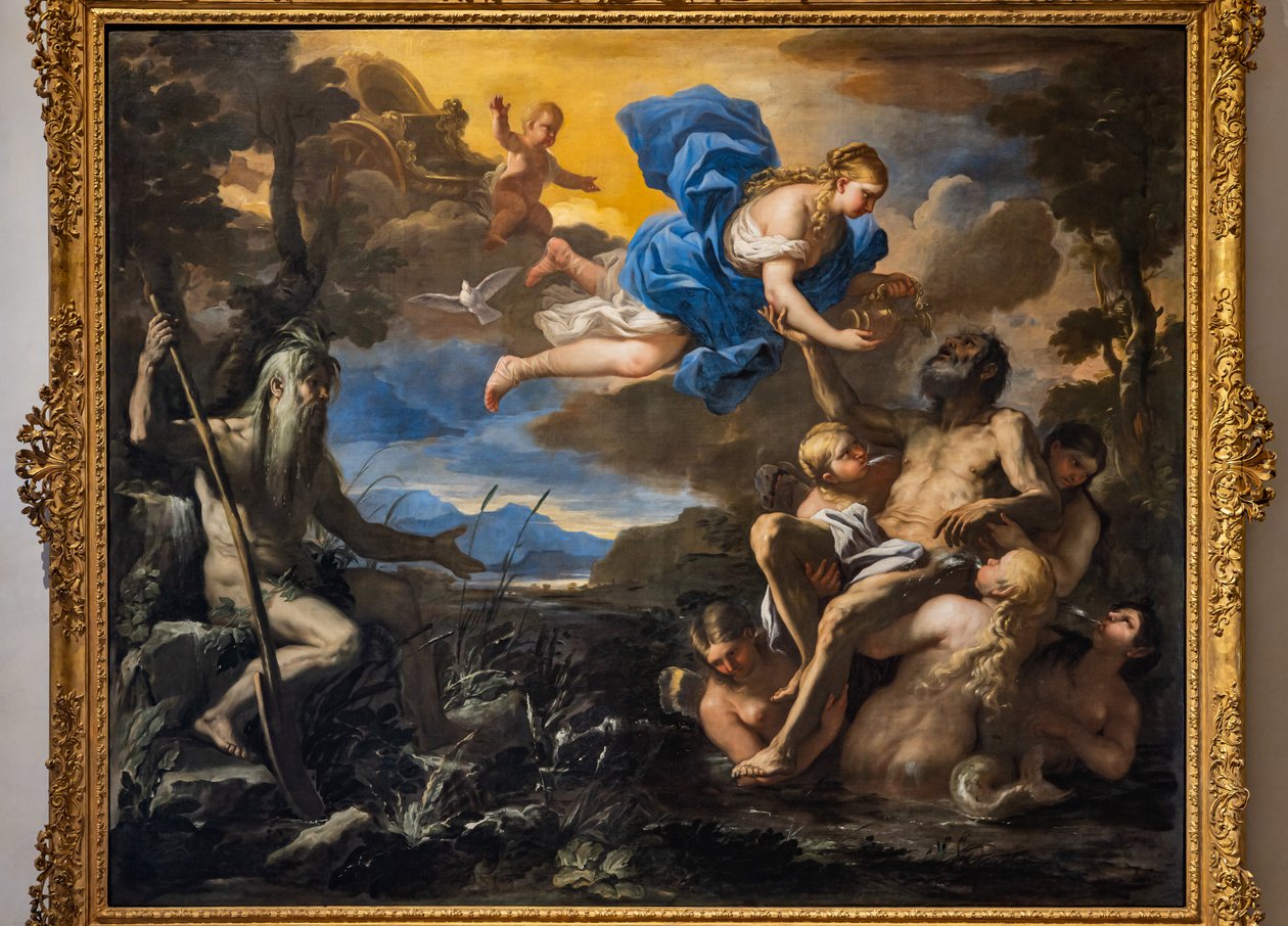 Venuksen kuolemattomaksi tekemä Aeneas, 1600-luvun toinen puoli (öljy kankaalle) tekijältä Luca Giordano