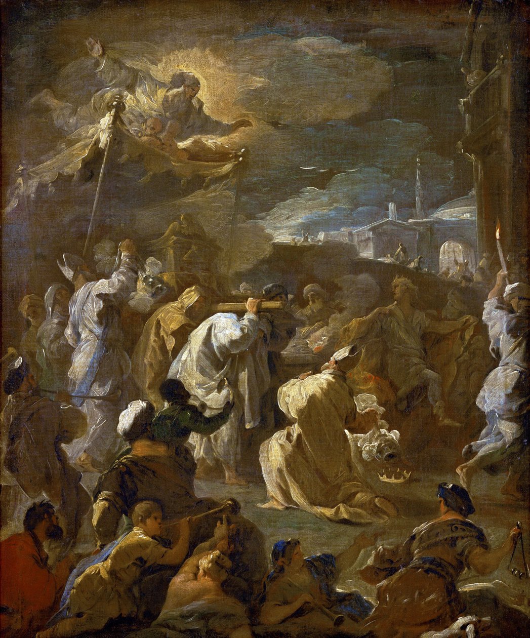 Barokki : Le roi David portant l