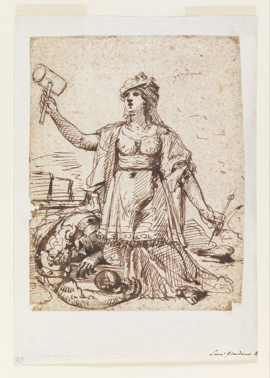 Jael ja Sisera tekijältä Luca Giordano