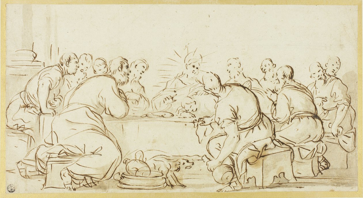 Viimeinen ehtoollinen tekijältä Luca Giordano