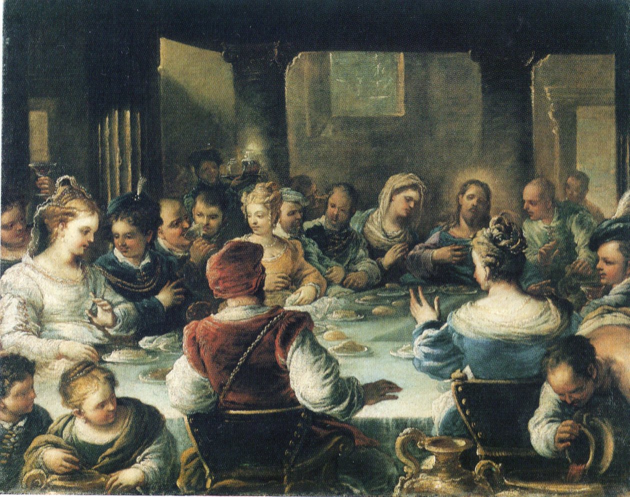 Avioliitto Kaanassa tekijältä Luca Giordano