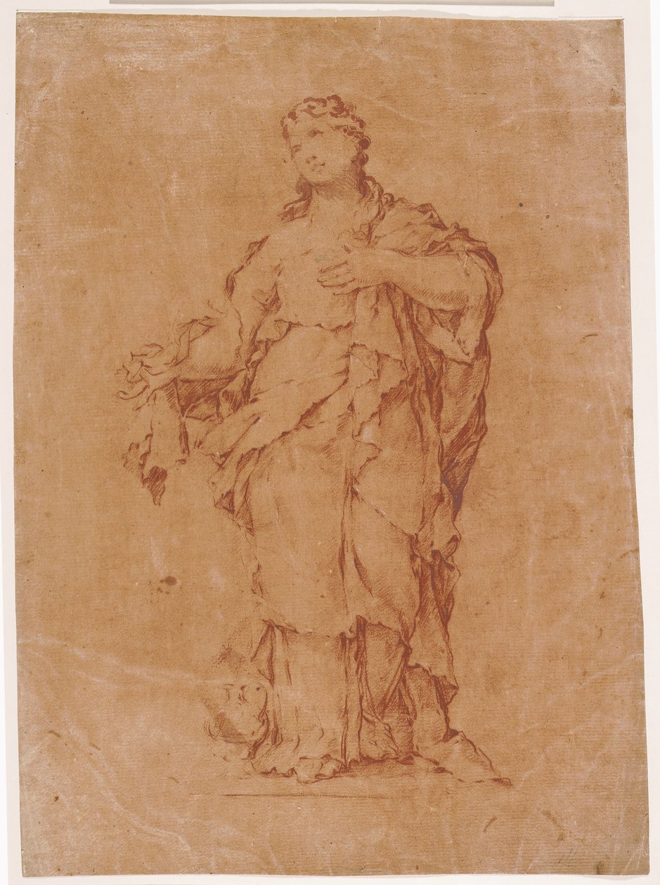 Maria Magdalen, Algardin patsaan jälkeen s. Silvestro Quirinalessa tekijältä Luca Giordano