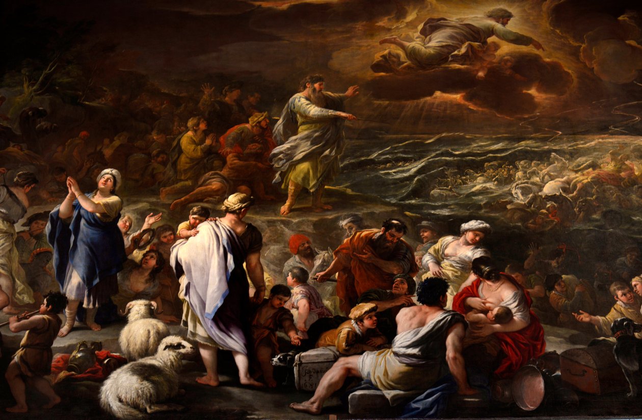 Eroava Punainen meri tekijältä Luca Giordano