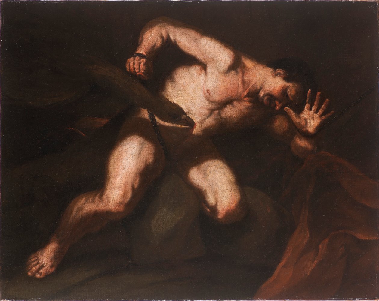 Prometheus, 1600-luku. tekijältä Luca Giordano