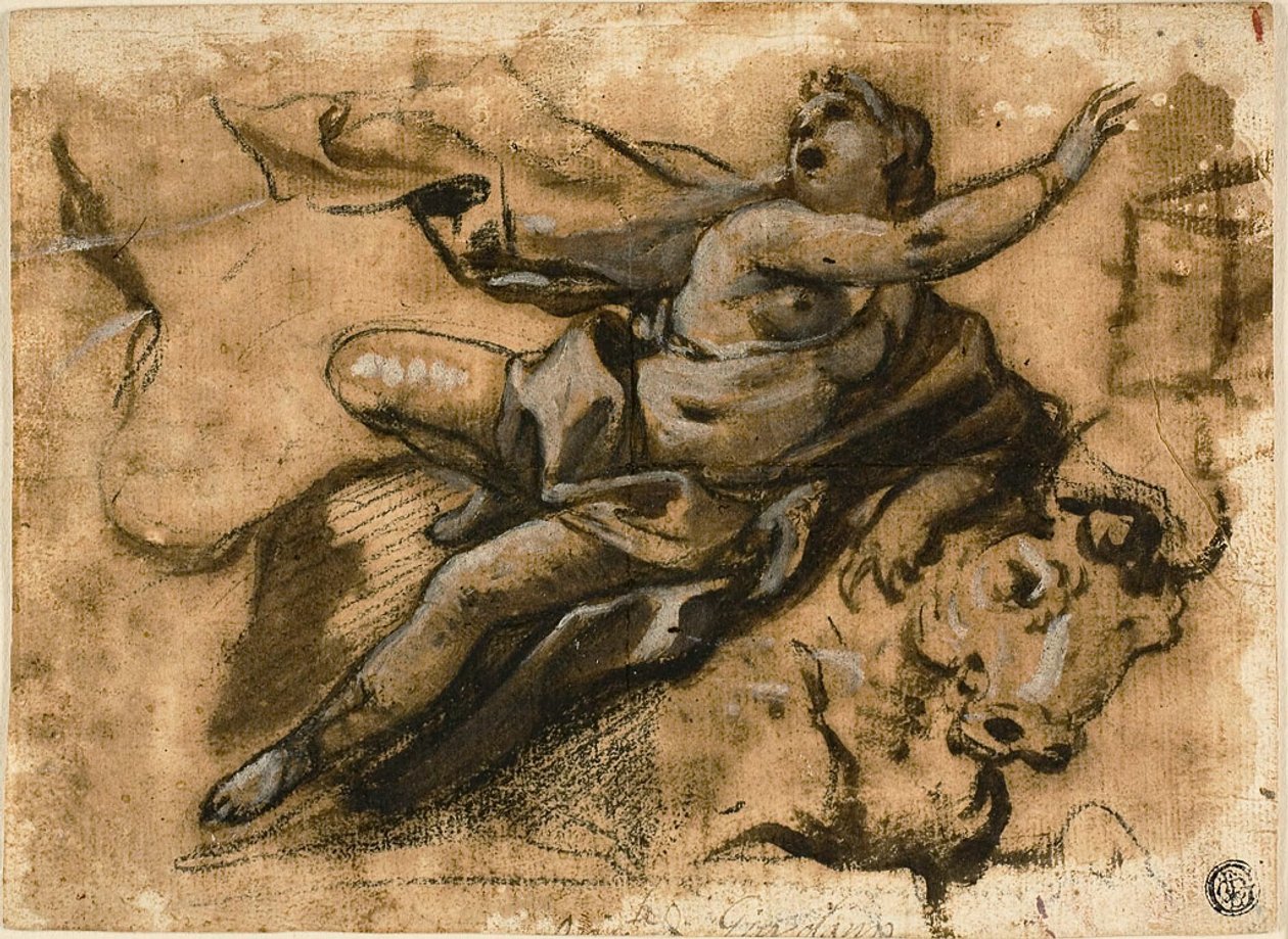 Euroopan raiskaus tekijältä Luca Giordano
