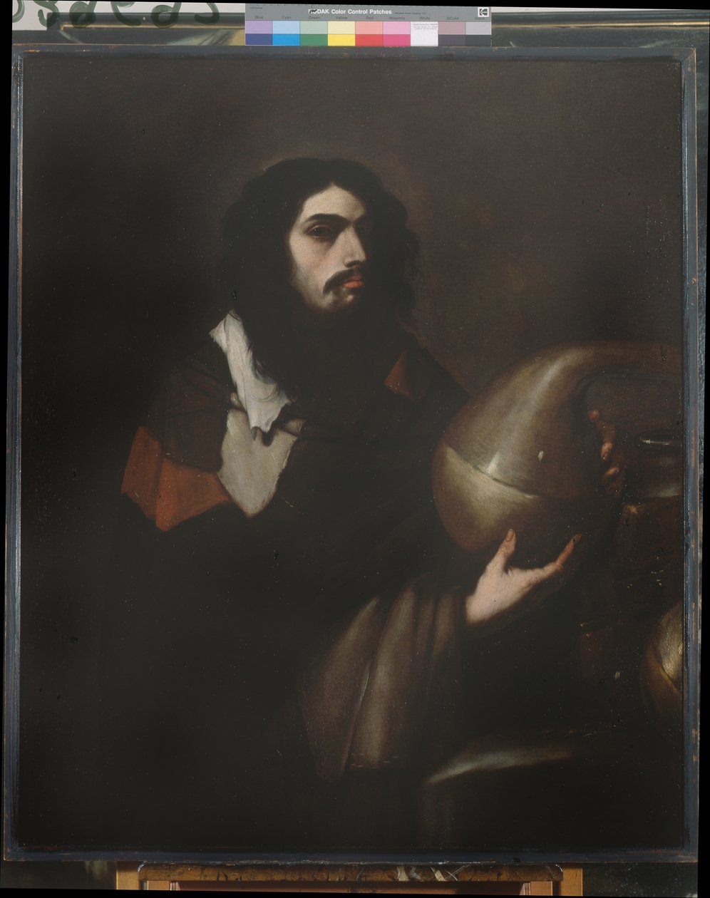Omakuva kemikaalina tai alkimistina, n. 1660 (öljy kankaalle) tekijältä Luca Giordano