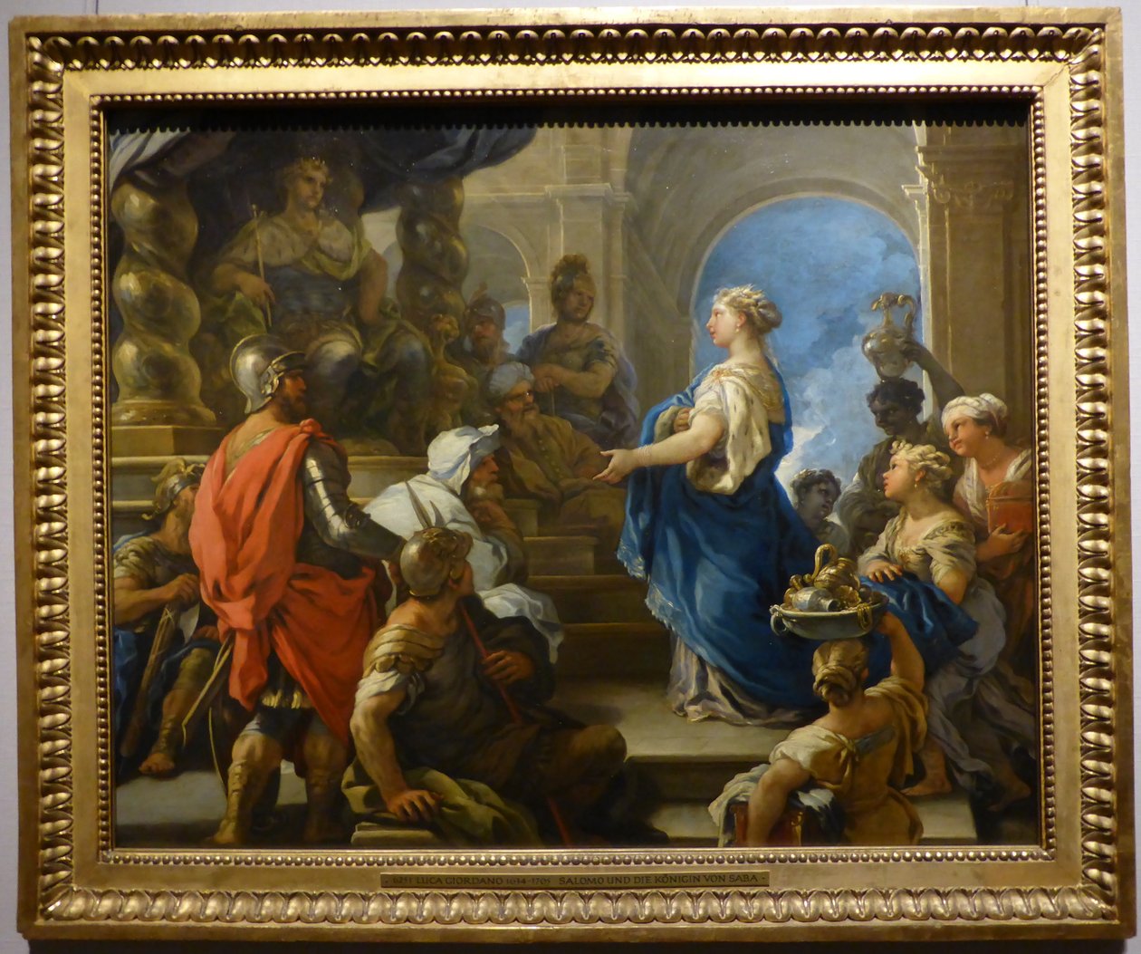 Salomo und die Königin von Saba tekijältä Luca Giordano